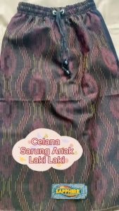 Celana Sarung Anak Anak Sapphire HK Abu Sulthan Perlengkapan Sholat Anak