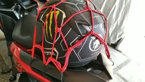 Jaring Sarung Helm Motor Jaring Penyimpanan Barang Motor