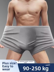 Disposable Pure Cotton Sterile Underwear for Men Individually Packaged Portable No Rinse Daily Discard