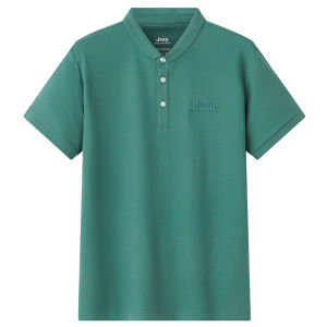 จี๊ป | เสื้อยืดคอโปโลแขนสั้น Jeep Official Ice Sensation สำหรับผู้ชาย ฤดูร้อน 2023 เสื้อยืดคอปกแขนสั้นแบบสวมสบายสำหรับเล่นกีฬาและธุรกิจ