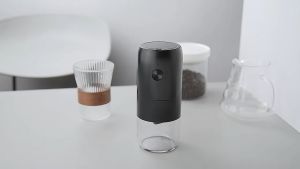 PURISANS Electric Coffee Bean Grinder 1800mAh Wireless Portable Fully Automatic Waterproof Easy to Clean Specialized Coffee Bean