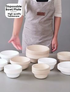 🔥SG READY STOCK🔥 Disposable Partyware Party Supplies Paper Bowl/ Plate/ Cup/ Spoon/Fork/ Table Cover