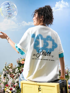 Streetwear Dopamine Letter Printed Couple T-Shirts