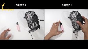 Kipas Angin Duduk Meja Besi Desk Fan Tornado SEKAI Besi Kecil Mini Portable