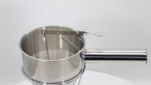Batter Dispenser / Pastry Dispenser / Funnel Corong Adonan Kue/Takoyaki/Dorayaki/Pancake Dispenser/Gelas Takar/Penuang Stainless Steel - BPA Free