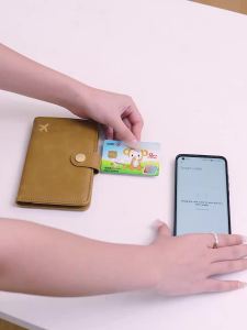 Minimalist and Fashionable RFID Passport Clip Multifunctional PU Leather Wallet Case ID Card Credit Card Holder Travel Accessory