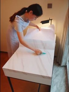 10M marble wallpaper granite style kitchen desktop cabinet furniture stickers PVC waterproof oilproof wallpaper thickened living room bedroom bathroom home decoration self-adhesive stickers