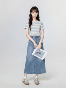 ZISUO | Summer Loose Straight Shoulder Short Sleeve T-shirt