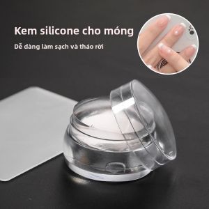 Mẫu Dập Móng Tay Hình Cờ Vua Trong Suốt Bằng Silicon Tấm Dập Nhựa Phụ Kiện Làm Móng Dụng Cụ Cạo Dập Cho Nghệ Thuật Vẽ Móng