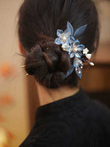 Phụ Kiện Tóc Kiểu Trung Hoa Cổ Điển Hình Chữ U Phụ Kiện Tóc Nữ Trang Trí Hoa Sứ Kiểu Trung Hoa Phụ Kiện Tóc Cho Phụ Nữ