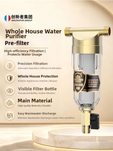 CHUANGXINZHE | Pre-filter High Flow Whole House Central Pipeline Water Purifier