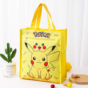 Tuition Bag Student Book Bag A4 Tuition Bag Handbag Waterproof Cute Cartoon Kids Hand Carrying Art Bag Buggy Bag