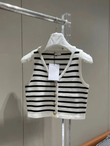 Slim Fit Kang Polo Vest WomensSummer Knitted Shirt Casual StylishSingle Button Cardinals Breathable No Sleeve V Neck Top