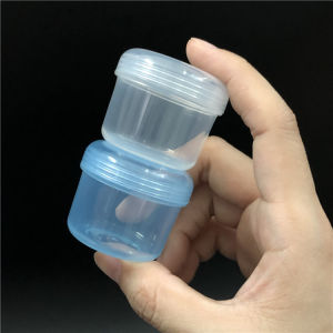 Portable Medicine Box Tablet Storage Container Plastic round Bottle Small Carry-On Medicine Box Drug Storage Organizer