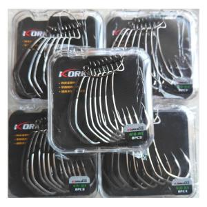 Komar High Penetration Flat Strike Fishhook Strengthened Hidden Wide Belly Curved Shank Fishing Hooks for Carp Fishing