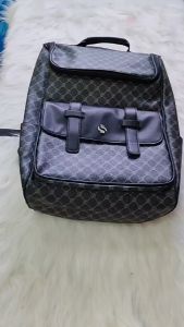 GLADIO Tas Ransel Pria Regalia Hitam Muat Laptop Backpack Kerja Kuliah Kulit Premium Besar GLD006B5