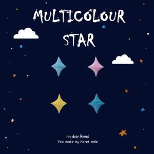 Starry Embroidery Fabric Patches for Clothes School Bags Mobile Phone Cases Journal Canvas DIY Decoration Stickers Adhesive