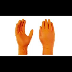 8Mil Heavy Duty Nitrile Gloves Disposable Safety Work Gloves with Diamond Textured for Industrial Automotive Mechanic Household
