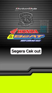 Decal Stiker Variasi Full body All New Beat Fi 2024 Smart Key Deluxe Beat Street Terbaru Grafis Beat jepang kanjin