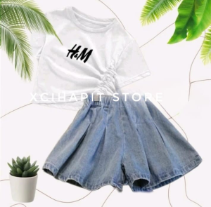 Promo Sale] COD / Setelan Rok Celana Anak Perempuan ( ROCELA )