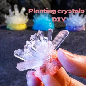 Crystal planting DIY scientific experiment set fun parent-child communication chemical experiment crystallization principle