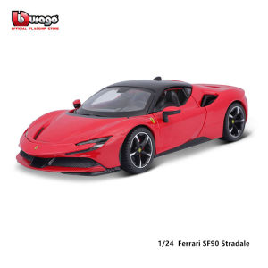 Bburago 1:24 Scale Ferrari SF90 STRADALE Alloy Luxury Vehicle Diecast Cars Model Toy Collection Gift