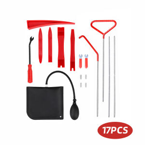 26/17PCS Car Lockout Tool Kit with Air Wedge Pump Bag & Long Reach Tools Emergency Car Door Window Unlock Kit for Auto Truck