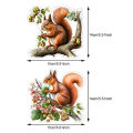 Squirrel in Tree Car Sticker Decoration  Waterproof Vinyl Decal Car Accessories Decor. 