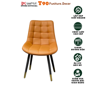 Ghế ăn hiện đại cho chung cư nhà phố giá rẻ freeship nệm bọc vải nỉ hàng nhập khẩu. T90 Minotti T26