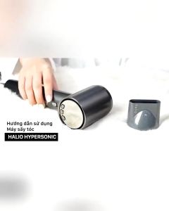 Máy sấy tóc Ion âm Halio Hypersonic Hair Dryer / Máy Uốn Tóc Tự Xoay Ion Âm Halio instaCurl Premium Automatic Hair Style - Hàng chính hãng  Bảo Hành 12 Tháng