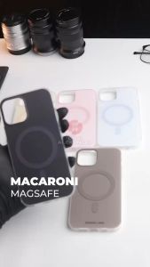 MACARONI MATTE MAGSAFE CASE UNTUK IPHONE 12, 13, 14, & 15 PRO MAX