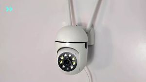V380 Pro CCTV Kamera WiFi tanpa wayar 5MP HD 360° rotasi deteksi manusia Monitor jauh menggunakan aplikasi Penglihatan malam inframerah IP66 waterproof