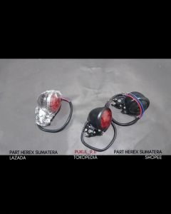 STOPLAMP LED Lampu Rem Belakang Bates Marco Taillight Kawasaki W175 Caferacer japstyle scrambler Chopper Bobber Universal