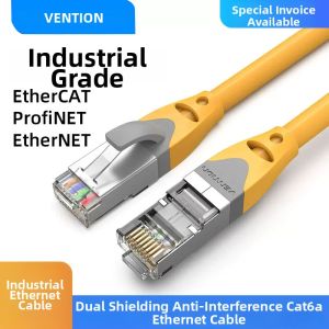 Vention | CAT6A Shielded Flexible Industrial Ethernet Cable 8 Cores