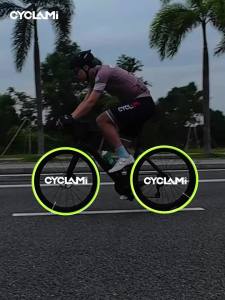 2026 New CYCLAMI Bicycle Inner Tube Green Ultralight TPU French Removable Metal Valve Stem for Road Bike 700C 700 x 18 32C