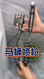 vòi xịt vệ sinh tăng áp vòi xịt tăng áp vòi xịt wc xịt bồn cầu 2 đầu ra