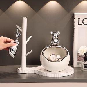 CHUANQIMINGMEI | Luxury Decorative Storage Shelf for Entrance