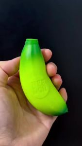 Schylling | Schylling Nee Doh Groovy Fruit Squishy Toy TPR Banana Orange Strawberry Slow Rising Anxiety Relief Relaxing Accessory for Adult