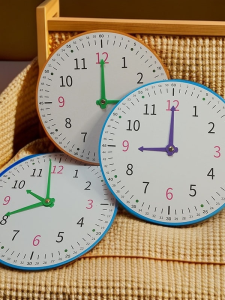 Mô Hình Đồng Hồ Học Tập Lớp Học Mô Hình Đồng Hồ Thời Gian Mô Phỏng Cho Trẻ Em Từ 4-10 Tuổi Đồ Chơi Giáo Dục Học Sinh