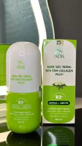 Kem dưỡng trắng da body kem dưỡng Collagen kén tằm Plus+ dưỡng trắng da body bật 3 tone - Happy Life 4U