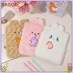11 inch Laptop Bag Women Korean Cartoon Animal shaped Plush Tablet Pouch Girls Travel Portable Laptop Case for iPad Protective Cover
