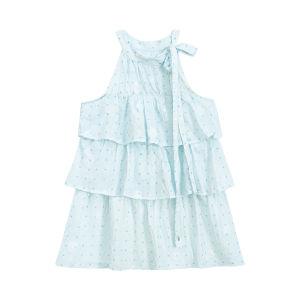 Weekend hub | Polka Dot Halter Bow Tie Short Dress