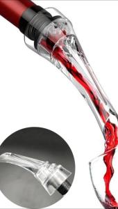 Acrylic Wine Aerator Pourer Premium Aerating Pourer Red Wine Decanter Cap Spout Stopper Bottle Mouth Dispenser Decanter Spout