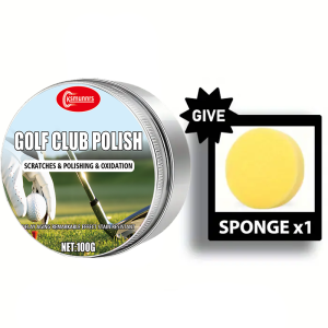 Professional Golf Club Wax Quick-Acting Polishing Wax Restores Mirror Shine Metal Polish White Golf Equipment Protection Wax