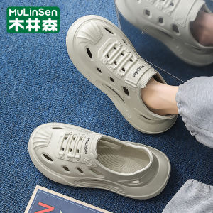 Giày Lười Nam Mùa Hè Thoáng Khí Đế Dày EVA Thường Ngày Nhẹ Thoải Mái Giày Lười Đi Câu Cá Leo Núi Đi Bộ