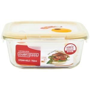 LocknLock | Steaming Hole Glass Food Storage  for Microwave and Fridge Office Use
