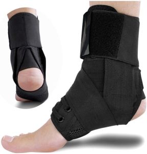 Brifit Băng hỗ trợ mắt cá chân Vớ nén Dây đeo nẹp mắt cá chân Nẹp cố định bong gân mắt cá chân Hỗ trợ có thể điều chỉnh Nẹp mắt cá chân bị bong gân để chạy bóng rổ phục hồi chấn thương bong gân