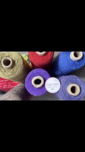 Yarn - Sợi 80% Cotton 20% Cashmere Hạt Cườm | Sợi chập cỡ 08mm | Dùng đan móc các sản phẩm cho bốn mùa | Terri Store
