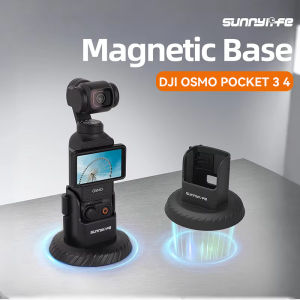 Sunnylife Magnetic Mount for DJI OSMO Pocket 4 3 Clip Holder Mount Action for DJI Pocket 3 4 Cycling/Vlog Camera Accessories