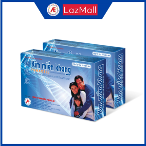 Kim Miễn Khang platinum hộp 60 viên - hỗ trợ chống oxy hóa tăng cường sức đề kháng cho cơ thể từ đó giúp giảm nguy cơ tiến triển và mắc các bệnh tự miễn do sức đề kháng kém.
